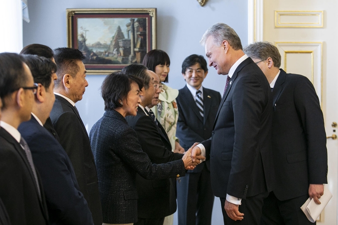 G. Nausėda: Lietuvos ir Japonijos santykiai gerėja