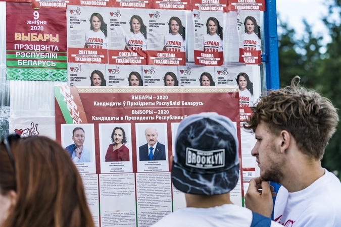 Prezidento rinkimai Baltarusijoje – be stebėtojų iš Vilniaus