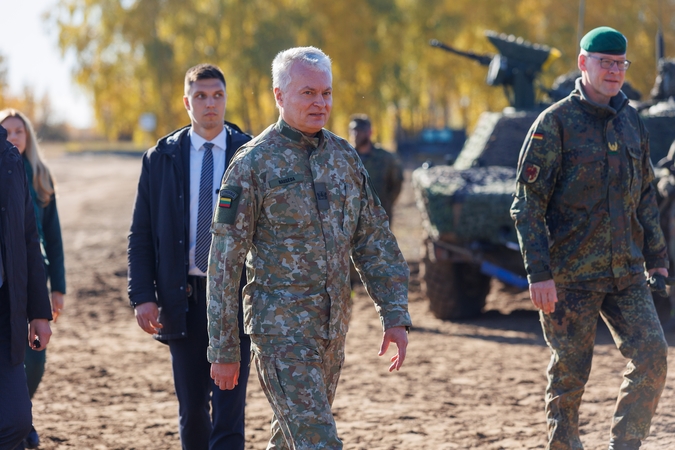 G. Nausėda: Vokietija turi brigados pratybų planus Lietuvoje