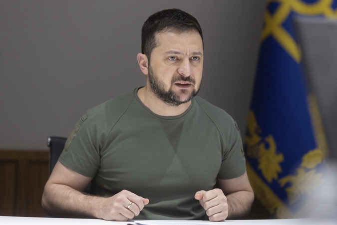 V. Zelenskis prašo sąjungininkų pateikti visus duomenis apie Lenkijoje nukritusią raketą