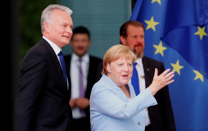 A. Merkel patikino: Vokietijos kariai liks Lietuvoje