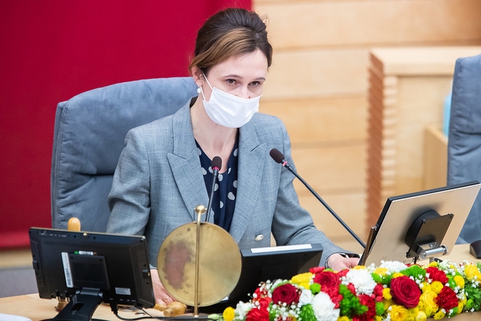 Seimo pirmininkė Viktorija Čmilytė-Nielsen