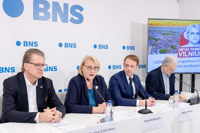 Paskelbė, kas ves LSDP į rinkimus Vilniuje: sąraše – S. Čaplinskas, L. Balsys, R. Motuzas