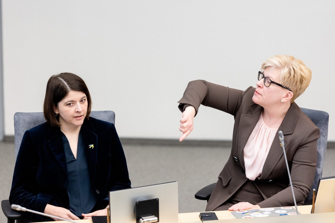 Finansų ministrė apie tolesnį darbą: jokia nauja Vyriausybė nėra formuojama
