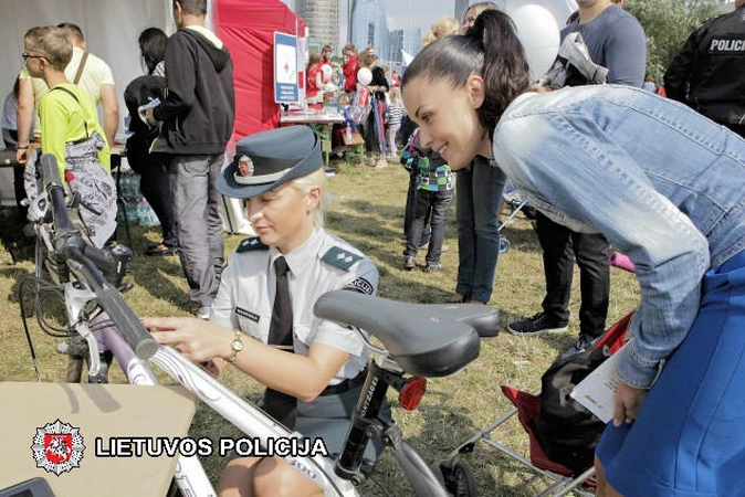 Policija žymės vertingus vilniečių daiktus