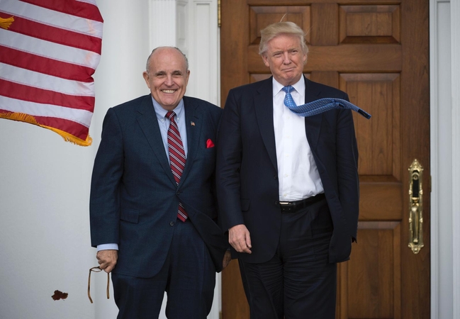 Rudy Giuliani ir Donaldas Trumpas