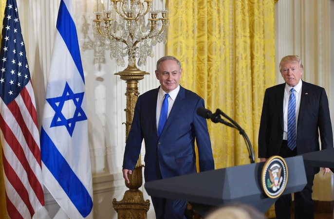 Izraelis džiūgauja dėl naujo D. Trumpo sprendimo