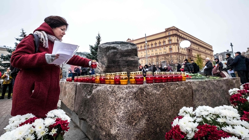 Rusijoje pagerbtos Stalino laikų teroro aukos