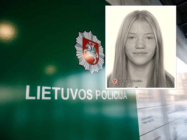 Policija prašo pagalbos: Vilniuje dingo penkiolikmetė, ieškoma nuo balandžio