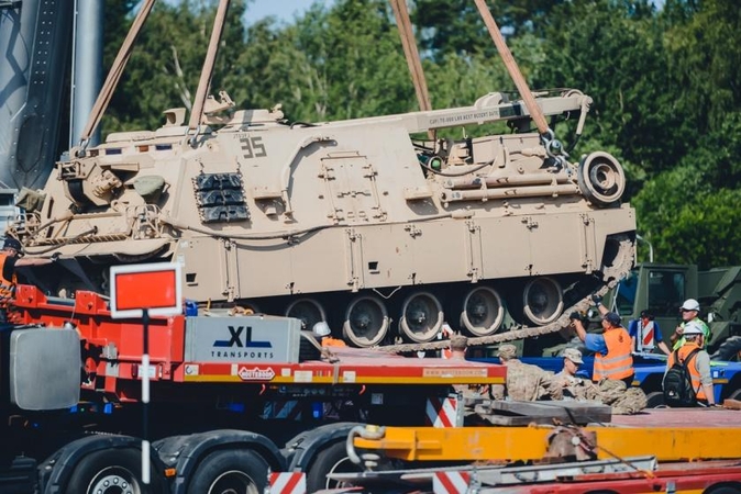 Į Lietuvą atvyksta nauja JAV karių pamaina