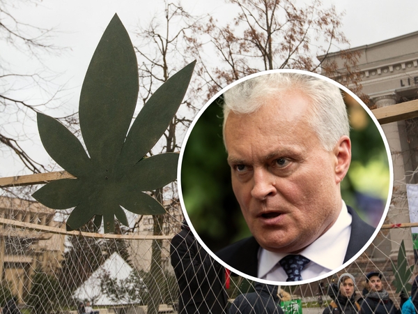 Prezidentas – prieš nedidelio kiekio kanapių dekriminalizavimą