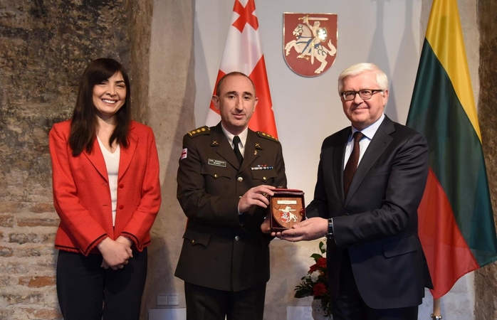 Pulkininkas Z. Shanava – naujas Sakartvelo gynybos atašė Lietuvai