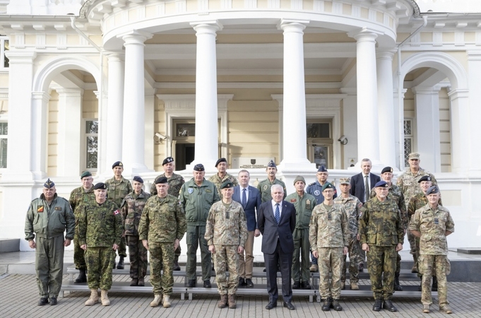 Lietuvoje vieši NATO kariniai atstovai: susipažįsta su situacija prie Aljanso rytinės sienos