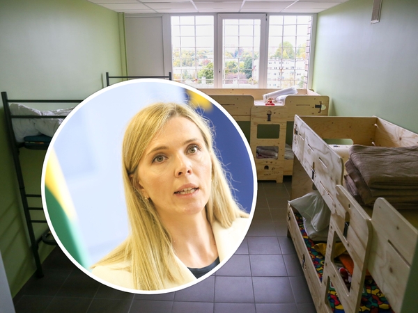 Ministrė: pažeidžiamiausios migrantų grupės jau perkeltos į tinkamas patalpas