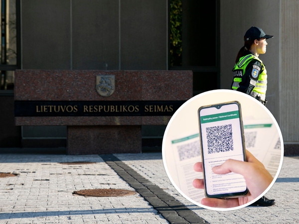 J. Razma siūlo parlamentarus į Seimo rūmus įleisti tik su galimybių pasu