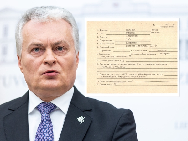 G. Nausėda kartoja nekalbėjęs su KGB dėl stažuotės Vokietijoje – paviešino dokumentus