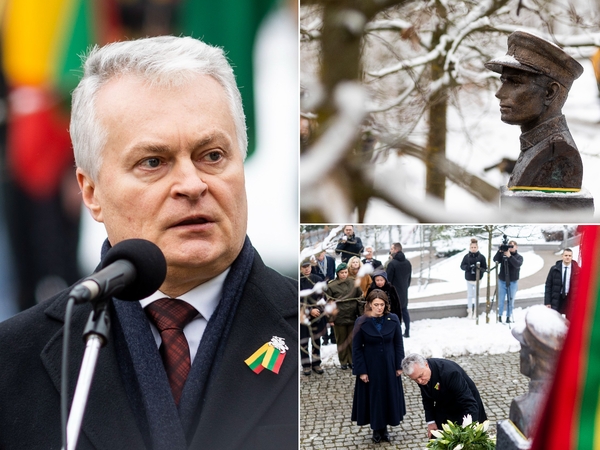 Prezidentas: Rusijai trypiant Ukrainą, svarbu turėti tokius simbolius kaip A. Ramanauskas