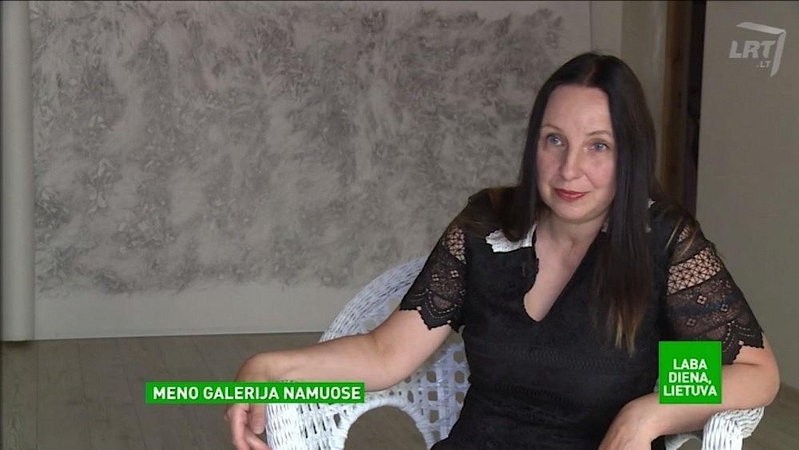 Dailininkė galeriją įkūrė savo namuose daugiabutyje