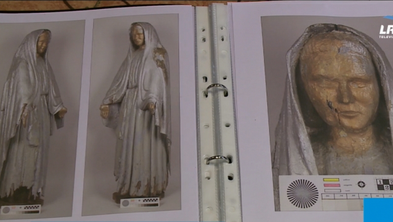 Iš Sibiro parvežta Marijos skulptūra stovės Arkikatedroje 