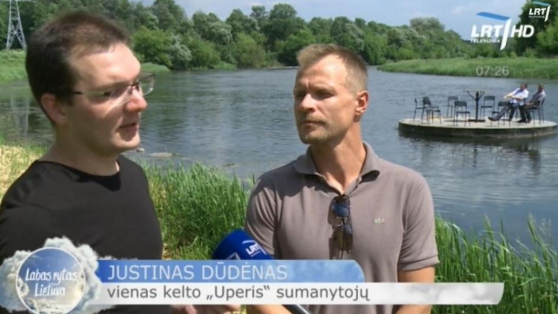 Nerimi plauks ekologiškas keltas
