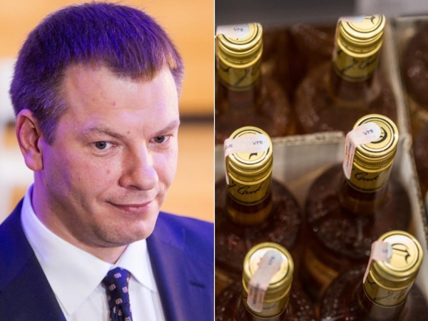 V. Šapoka nesibaimina mažesnių alkoholio akcizų Estijoje ir Latvijoje