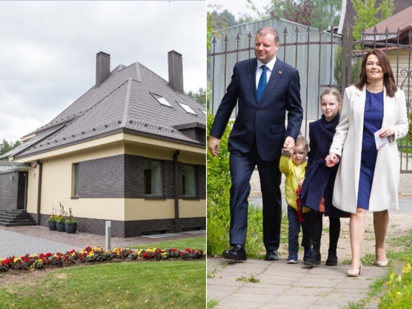 Premjeras su šeima persikraustė į rezidenciją Turniškėse