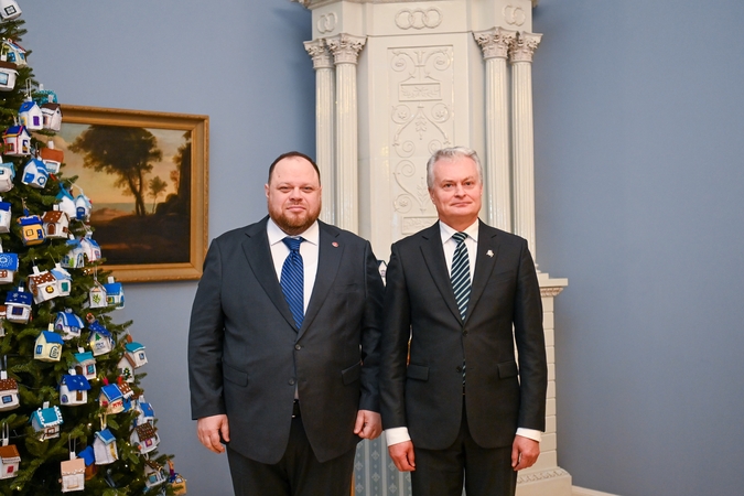 G. Nausėda su R. Stefančiuku aptarė karo Ukrainoje eigą, išreiškė paramą