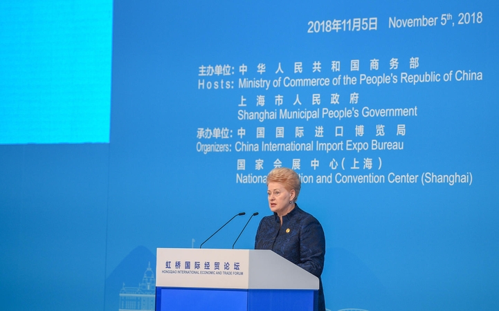 D. Grybauskaitė ragina Kiniją sukurti palankesnę investicinę aplinką ES verslui