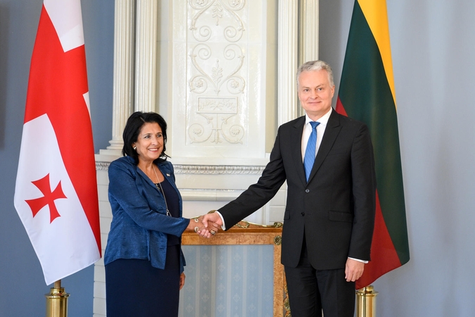 Lietuvos prezidentas išreiškė paramą Gruzijos europinei integracijai