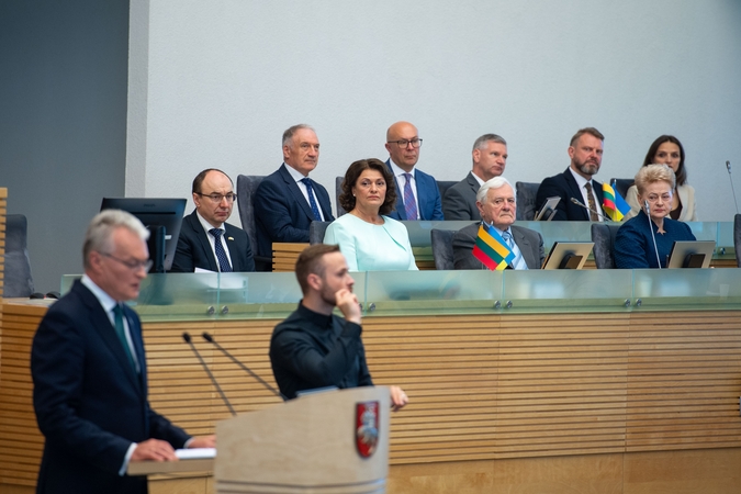 Ką prezidento G. Nausėdos metinėje kalboje įžvelgė politologai?