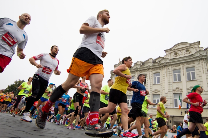 Per „Danske Bank“ Vilniaus maratoną – eismo pokyčiai