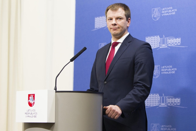 Finansų ministras Vilius Šapoka