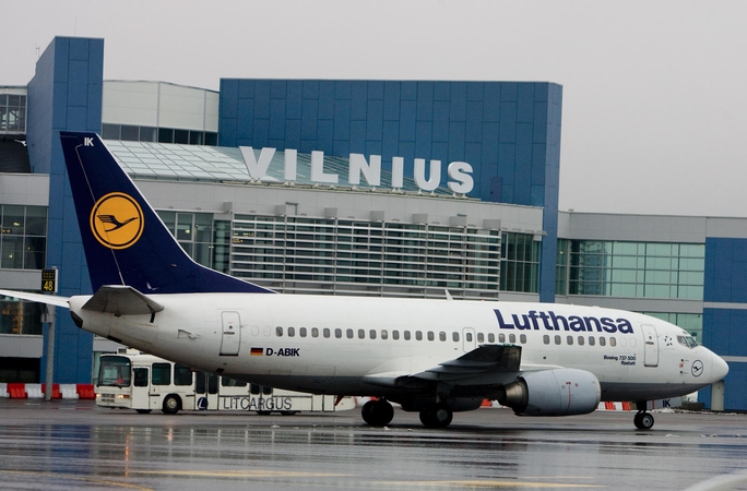 Atšaukti „Lufthansa“ skrydžiai iš Vilniaus į Frankfurtą