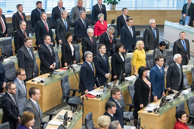 Seimo nariai per pusmetį išleido 1,79 mln. litų