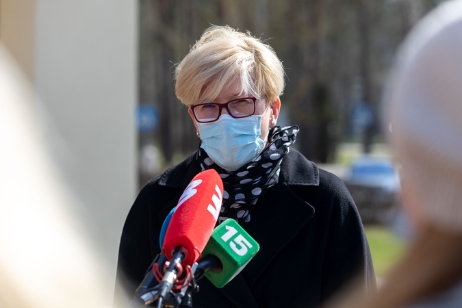 I. Šimonytė po gegužės 3-iosios žada daugiau atlaisvinimų su neigiamu COVID-19 testu