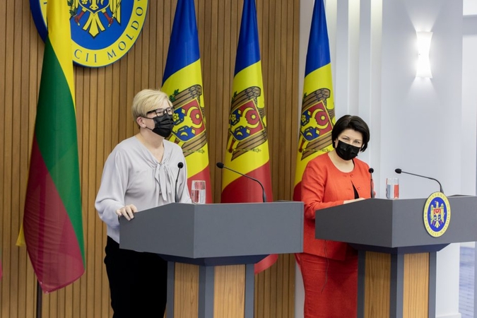 Premjerė vyksta į Moldovą, su šalies lyderiais aptars galimą Lietuvos paramą