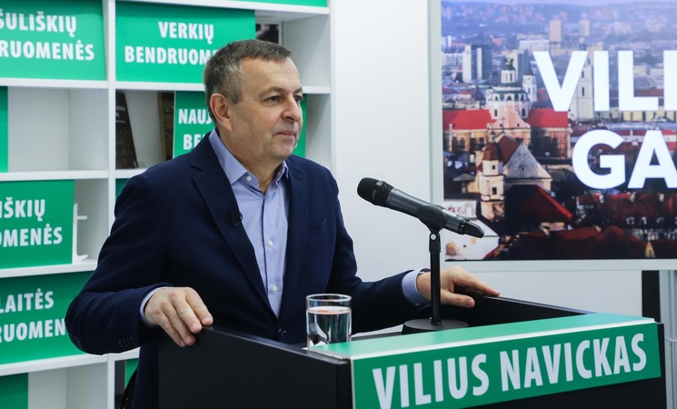 V. Navickas oficialiai paskelbė kandidatuojąs į sostinės merus