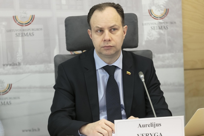Sveikatos apsaugos ministras Aurelijus Veryga