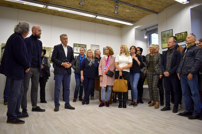 Europarlamentaras P. Auštrevičius Vilniuje atidarė naują biurą