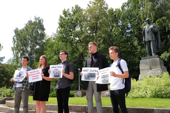 Jaunieji konservatoriai pasmerkė okupuotoje Lietuvoje vykusius rinkimus