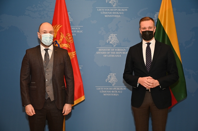 G. Landsbergis patvirtino Lietuvos paramą Juodkalnijos eurointegracijai