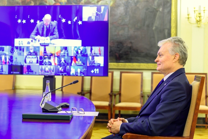 Prezidentūra: G. Nausėdos siūlymas įvesti sankcijas dėl A. Navalno sulaukė palaikymo