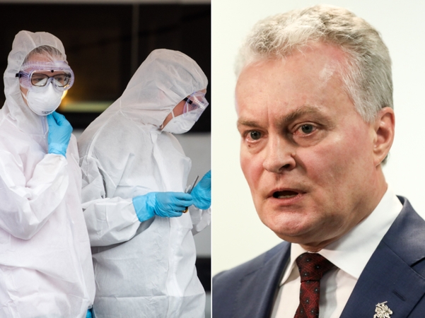 Prezidentas ragina premjerą aprūpinti medikus apsaugos priemonėmis