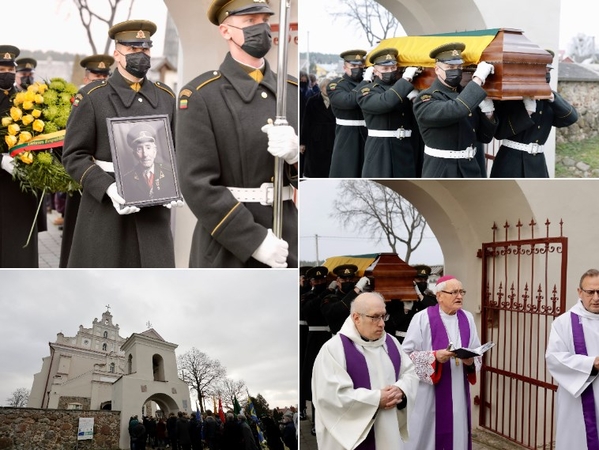 Lietuvos partizanas J. Jakavonis-Tigras išlydėtas į paskutinę kelionę