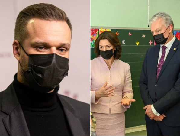 Prezidentas atsakė dėl D. Nausėdienės skiepo: G. Landsbergis nuėjo „žemu ir nepadoriu“ keliu