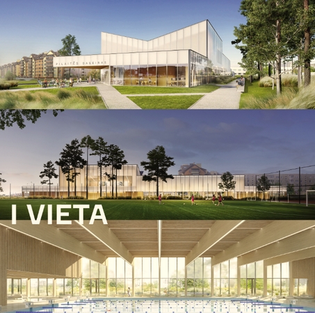 Išrinkta geriausia Pilaitės baseino architektūrinė idėja