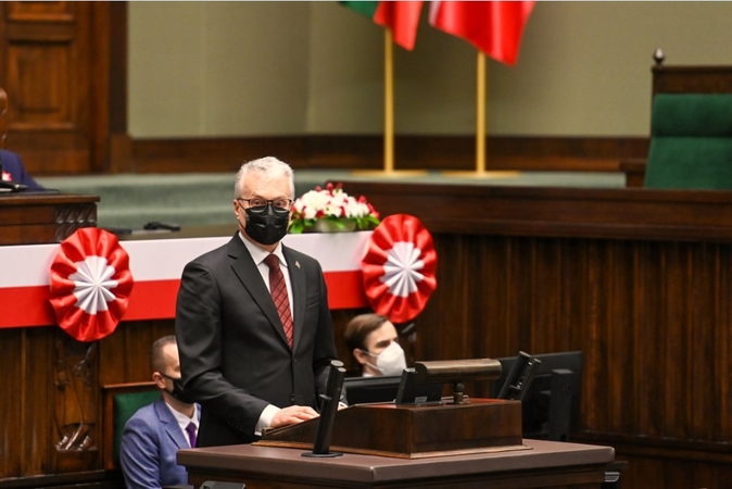G. Nausėda: negalime ignoruoti mėginimų perbraižyti suverenių valstybių sienas