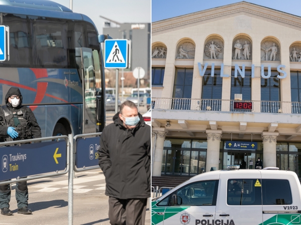 Į karantiną bus uždaromi visi atskridusieji į Vilnių, viešbučius saugos policija