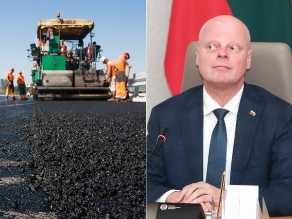 S. Skvernelis apie šalia jo namų asfaltuojamą kelią: nesikišau ir nesikišiu