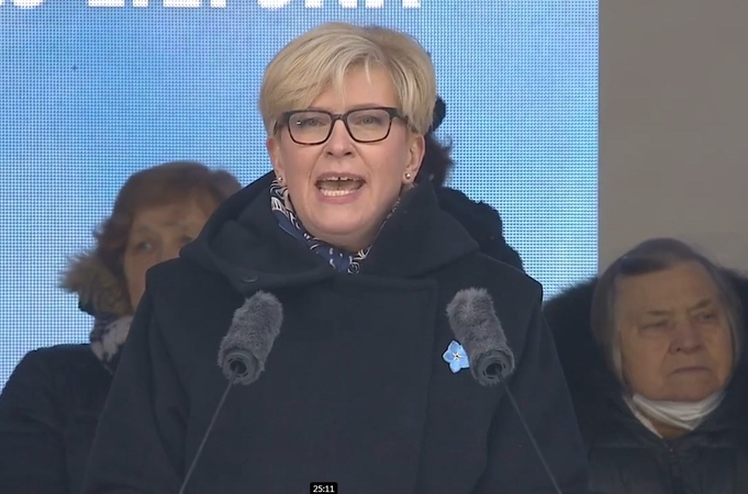 Protestuotojų nušvilpta premjerė: kova už laisvę nėra noras maištauti ir kelti neramumus